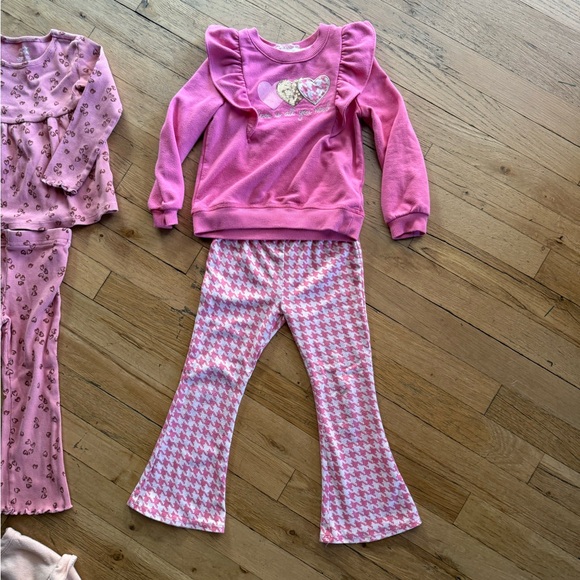 Cozy Kids matching outfit sets, - Pink and Black - Picture 6 of 6